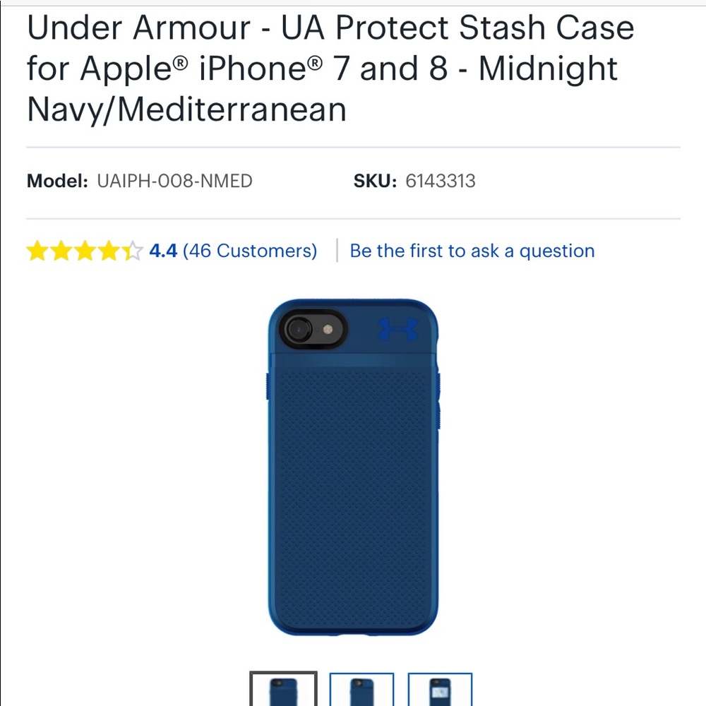 Under Armour iPhone 7 Plus case